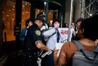 Protesters blockade Palantir offices over tech firm’s ‘totalitarian’ work with ICE