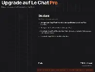 YSK: There is a student plan for Le Chat Pro. 5,99 € + tax