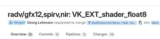 RADV Driver Lands VK_EXT_shader_float8 Support