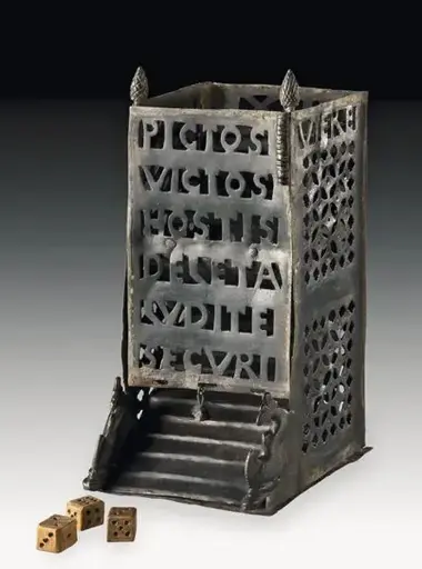 Roman dice tower, 4th century AD