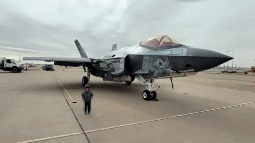 Newly Emerged Photos Show F-35C’s Mirror-Like Coating with Damaged Tiles After Intensive Testing