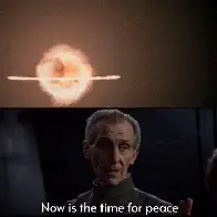 Now is the time for peace