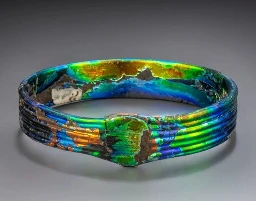 Roman glass bracelet (discolored by age?), 1st century AD