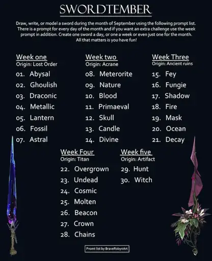 Swordtember 2023