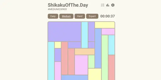 Daily shikaku puzzles | ShikakuOfThe.Day