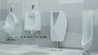 New urinal designs prevent 265,000 gallons of urine splashing onto the floor