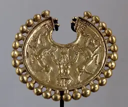 Gold pendant, Syria (at the time part of the Persian Empire), 6th-4th century BCE