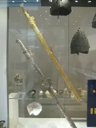 Sassanid swords in scabbards, Iran, 6th-7th century AD